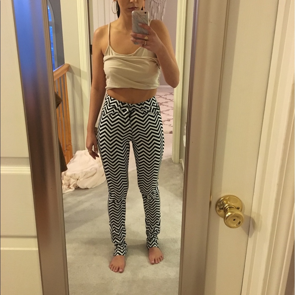 Striped Jeans